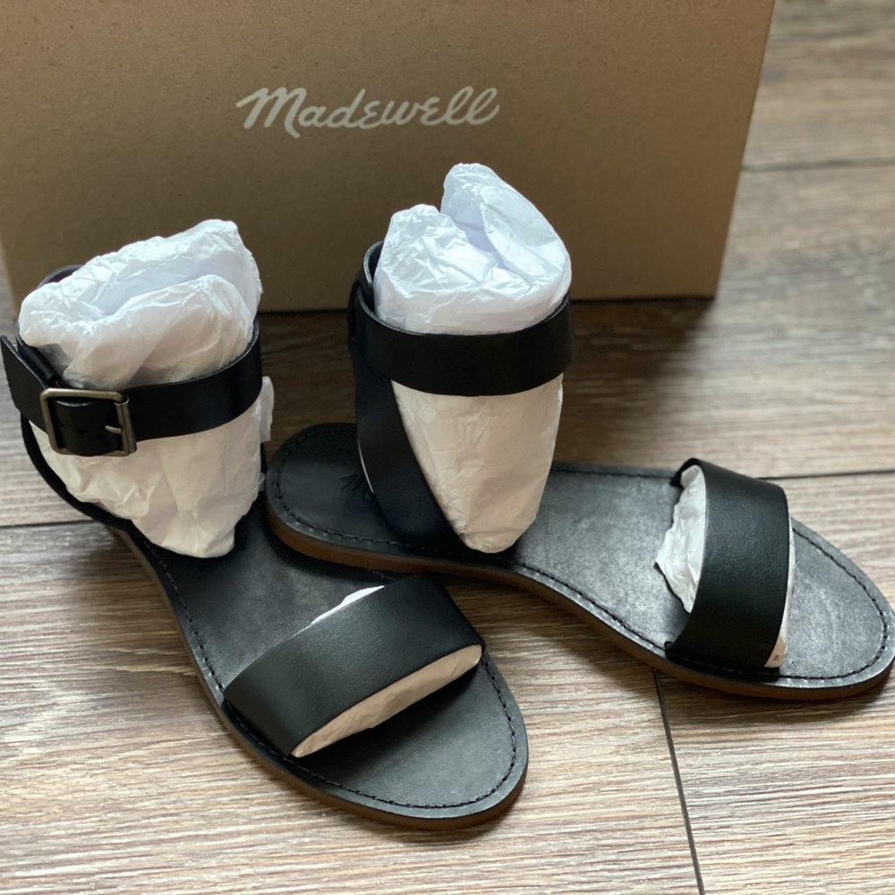 •NEW!• Madewell Boardwalk Ankle Strap Sandals